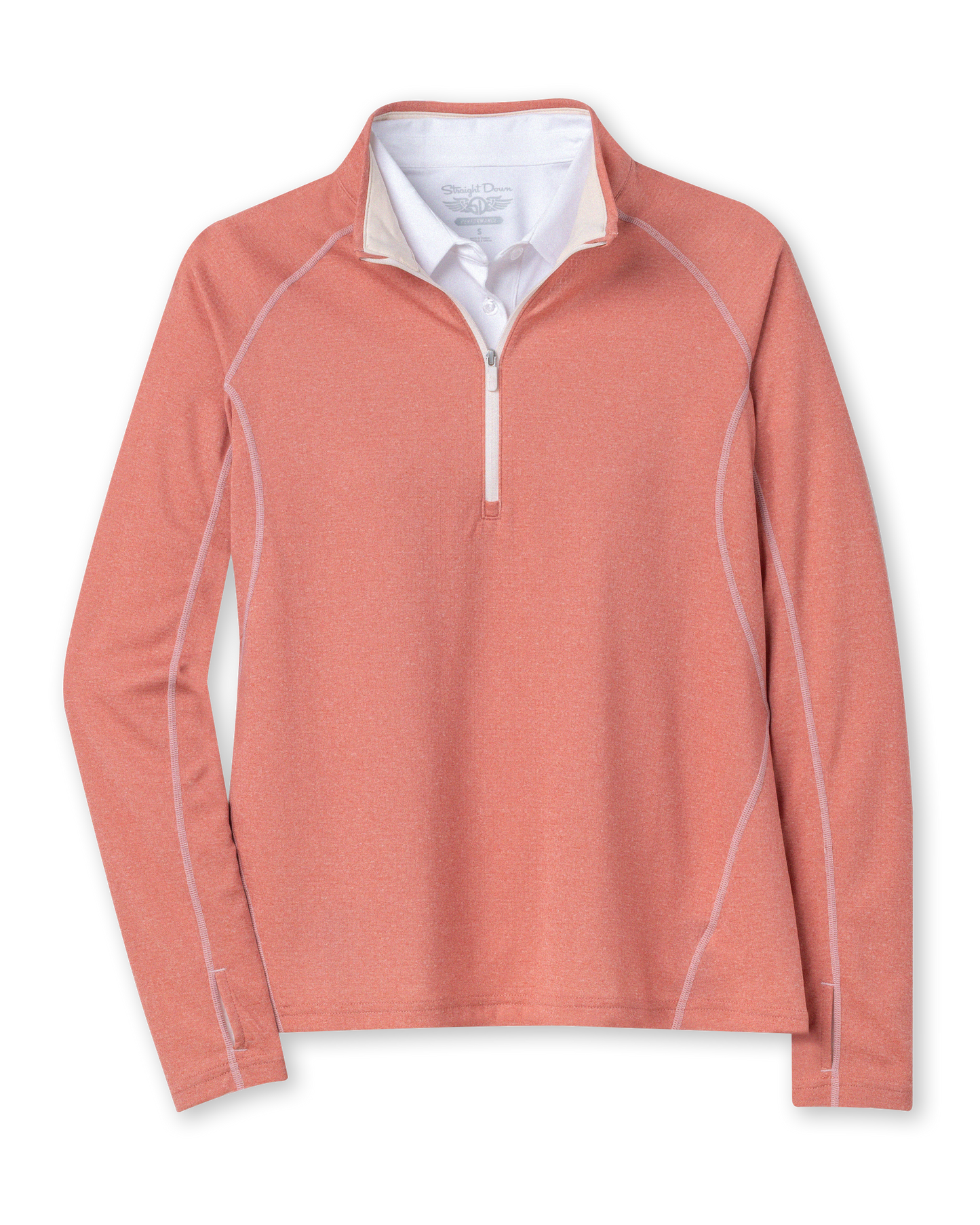 Straight Down Anza Quarter Zip - Cedar