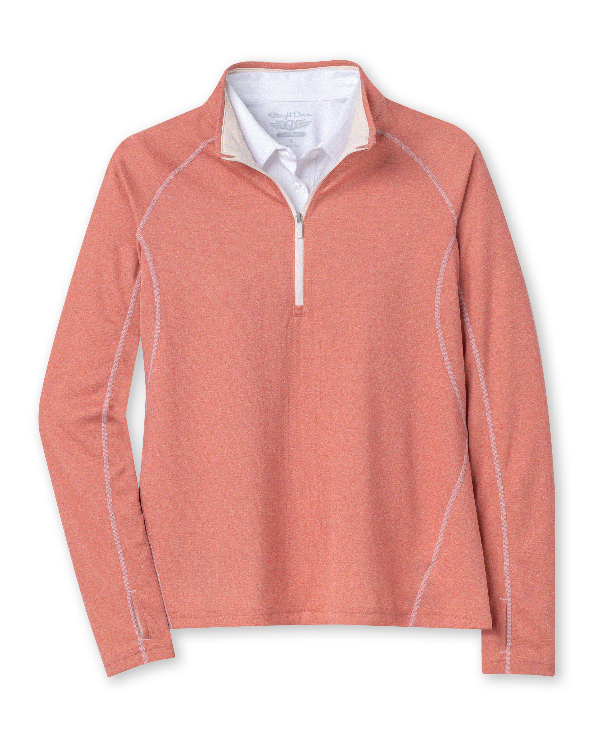Straight Down Anza Quarter Zip - Cedar