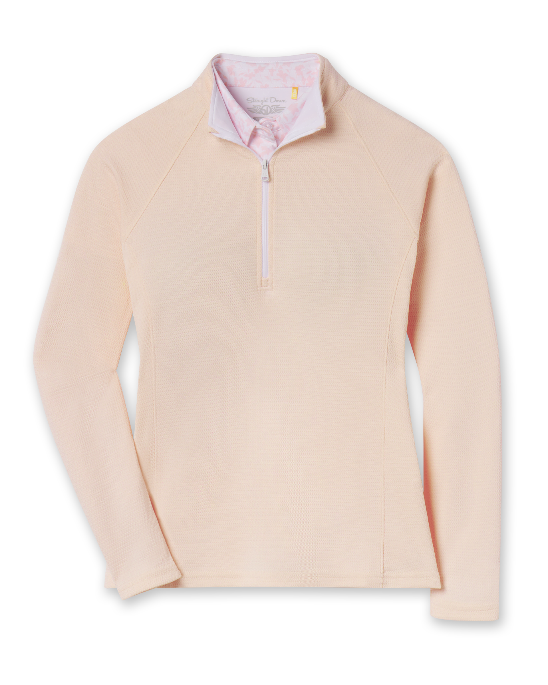 Straight Down Ellen Quarter Zip - Peche