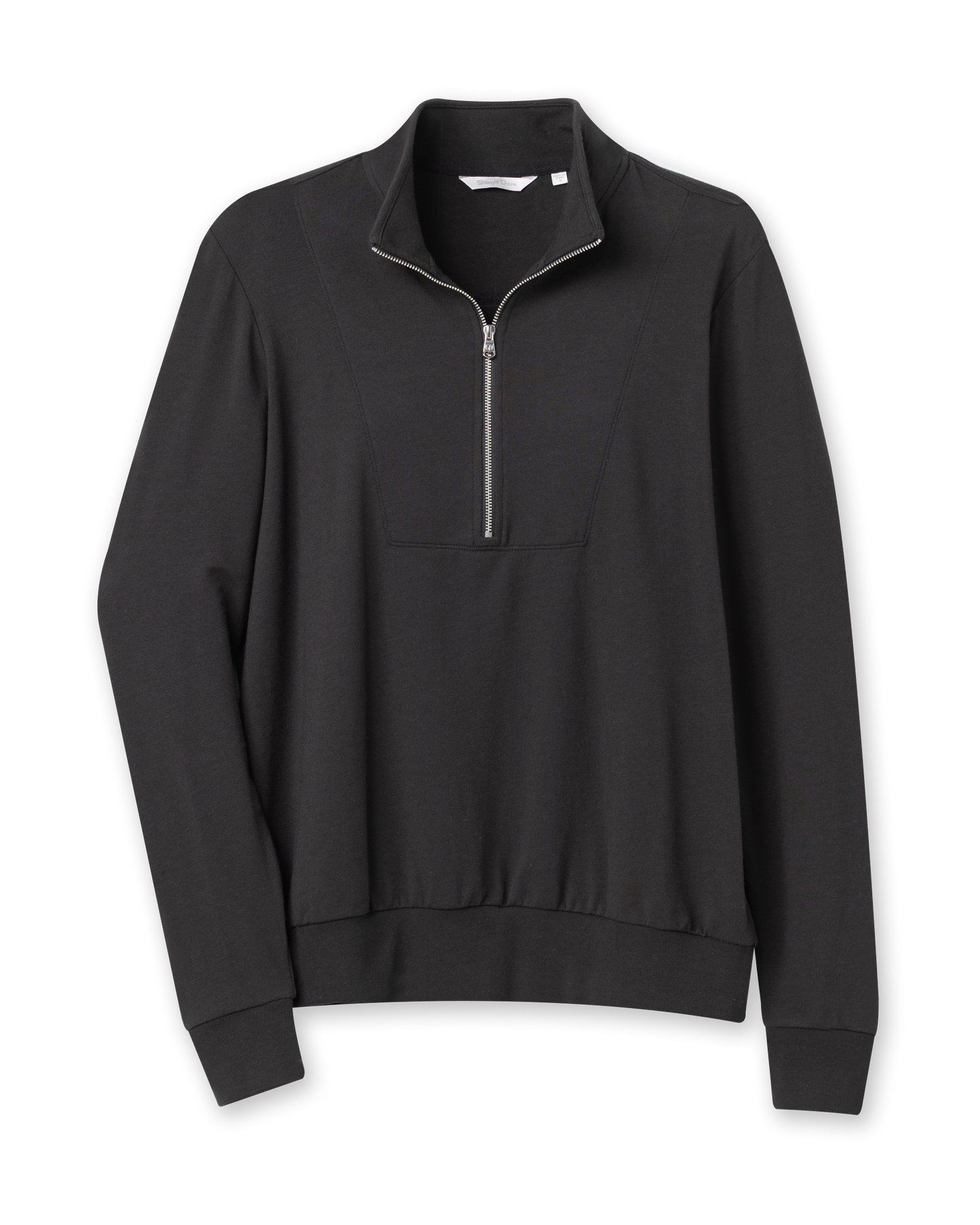 Straight Down Penny Half Zip - Black