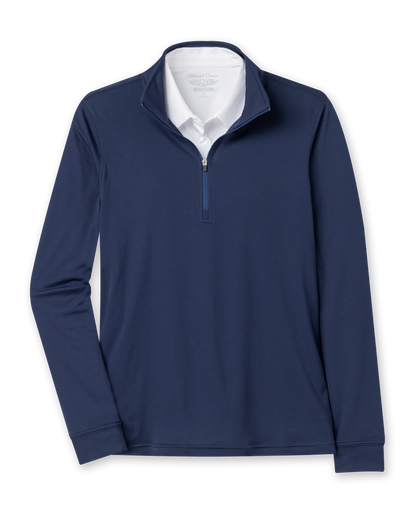 Straight Down Aero Quarter Zip - New Indigo