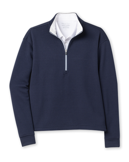 Straight Down Opal Half Zip - Indigo