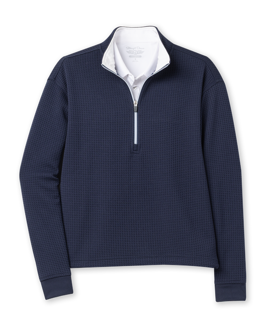 Straight Down Opal Half Zip - Indigo