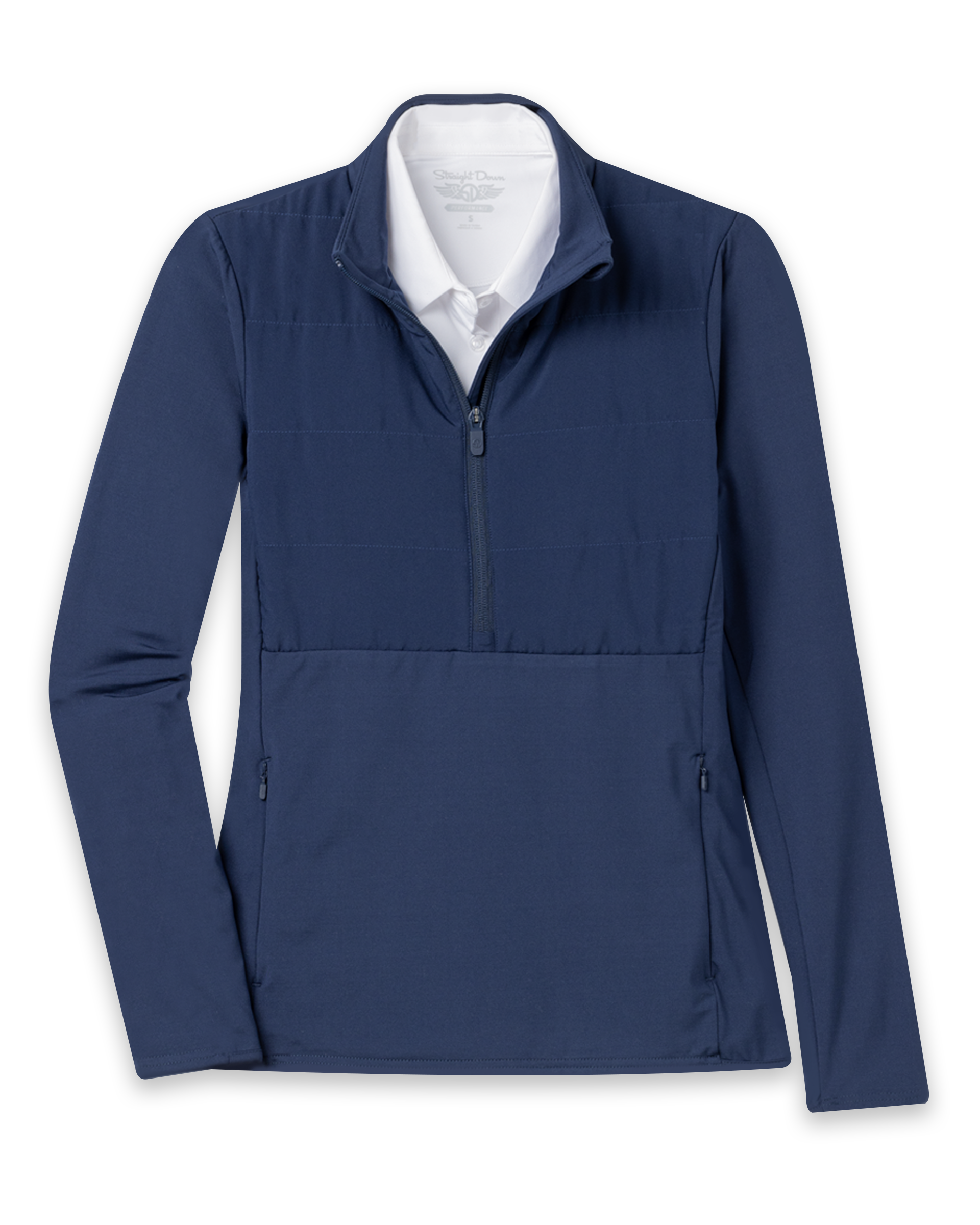 Straight Down Althea Half Zip - New Indigo