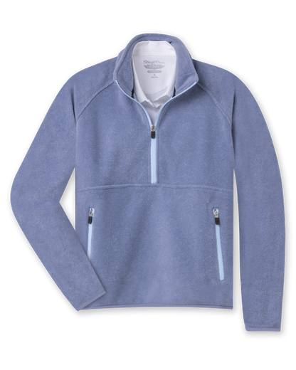 Straight Down Cerro Quarter Zip - Bluestone