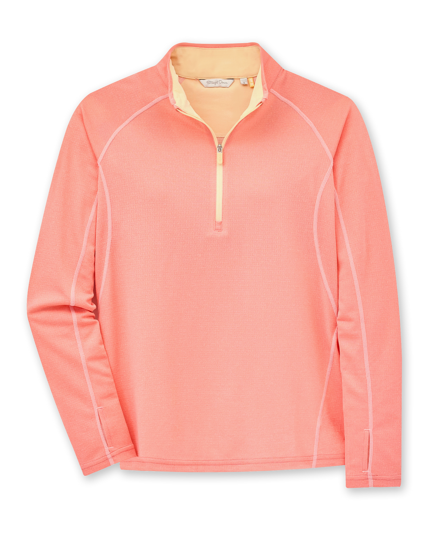 Straight Down Anza Quarter Zip - Grapefruit