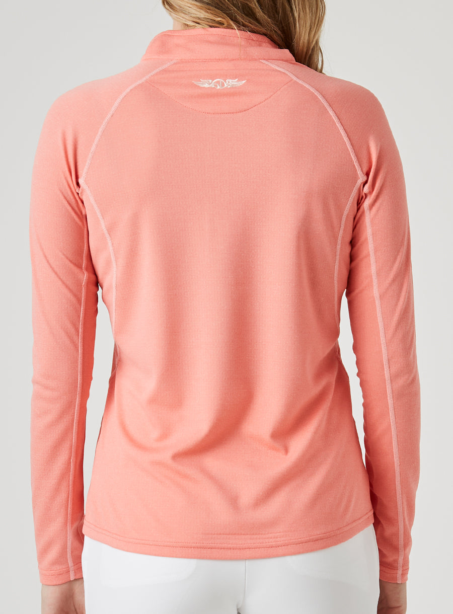 Straight Down Anza Quarter Zip - Grapefruit