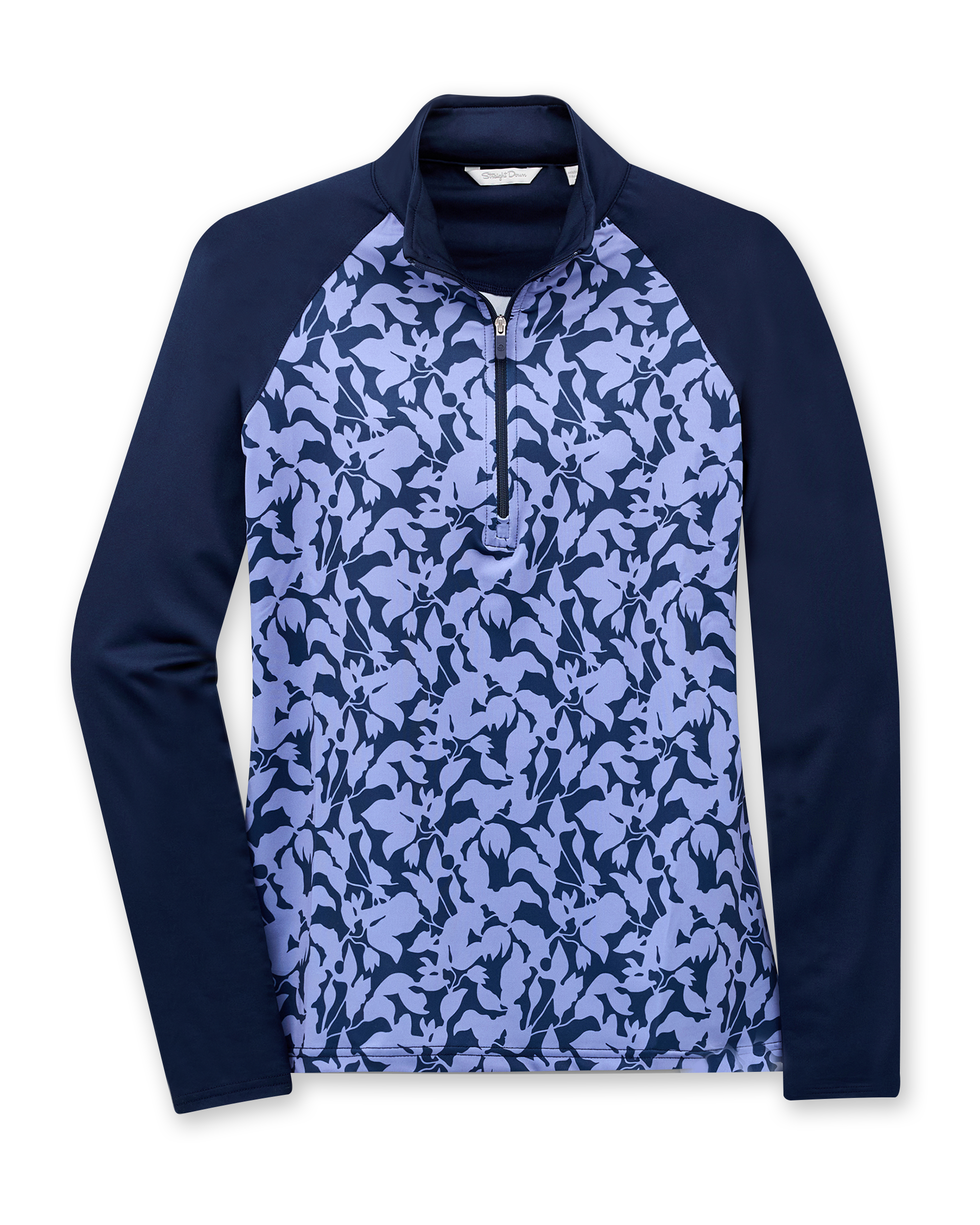 Straight Down Mabel Quarter Zip - New Indigo