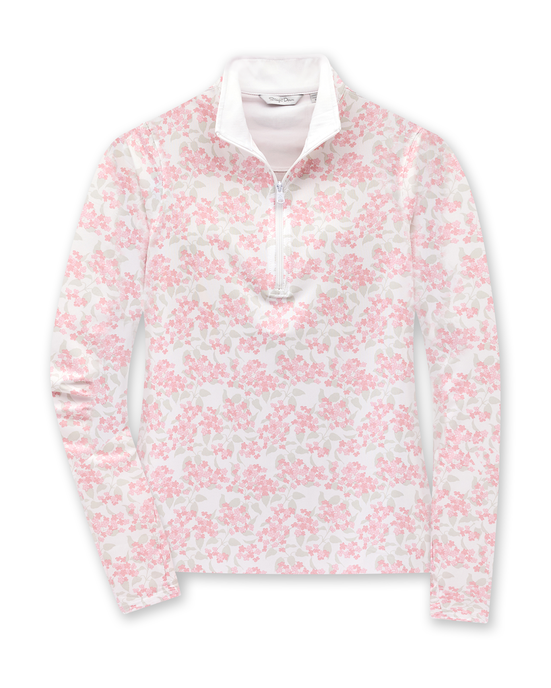 Straight Down Alabama Quarter Zip - Flamingo