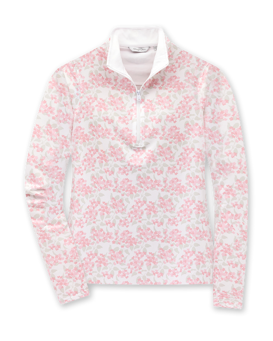 Straight Down Alabama Quarter Zip - Flamingo