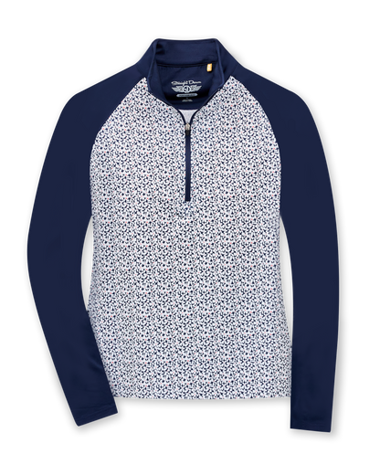 Straight Down Daizee Quarter Zip - New Indigo