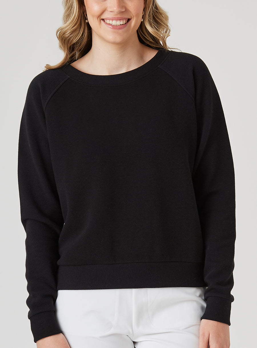 Straight Down Delia Sweatshirt - Black
