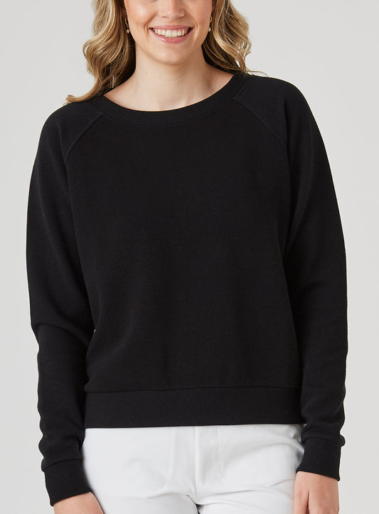 Straight Down Delia Sweatshirt - Black