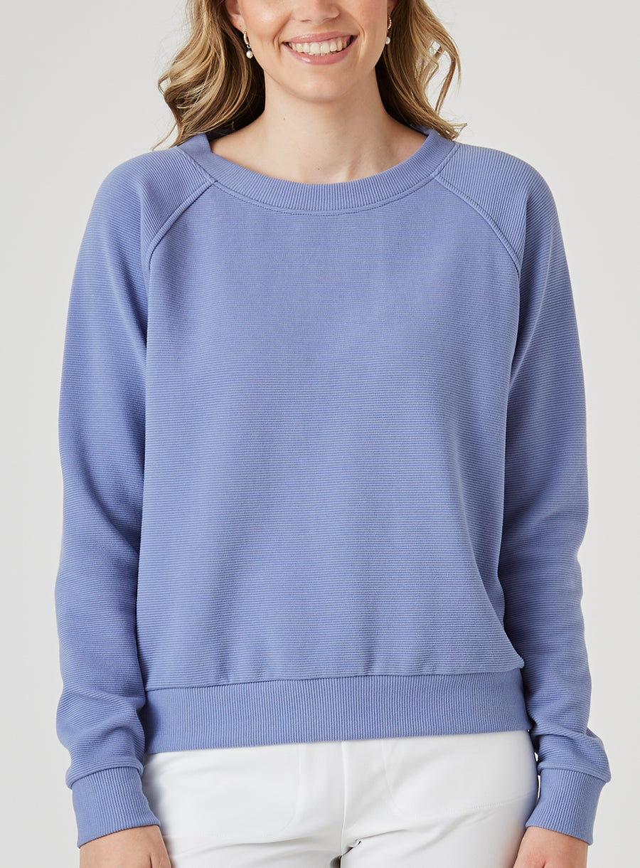 Straight Down Delia Sweatshirt - Blueberry