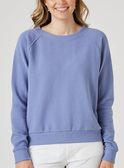 Straight Down Delia Sweatshirt - Blueberry