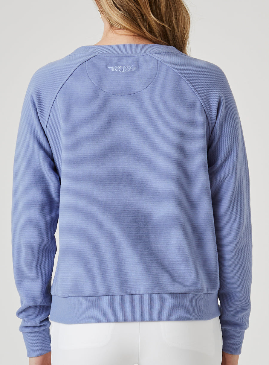 Straight Down Delia Sweatshirt - Blueberry