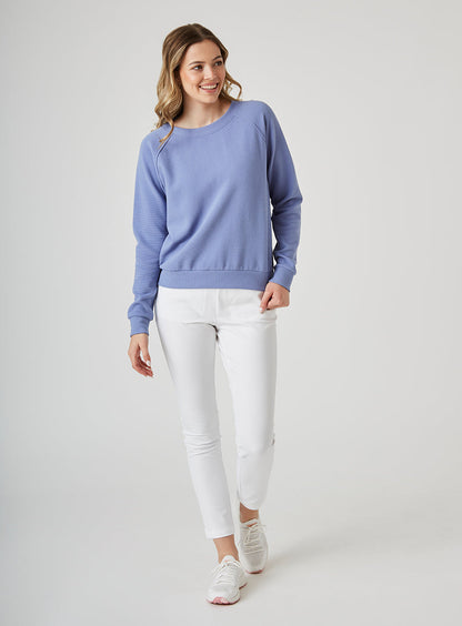 Straight Down Delia Sweatshirt - Blueberry