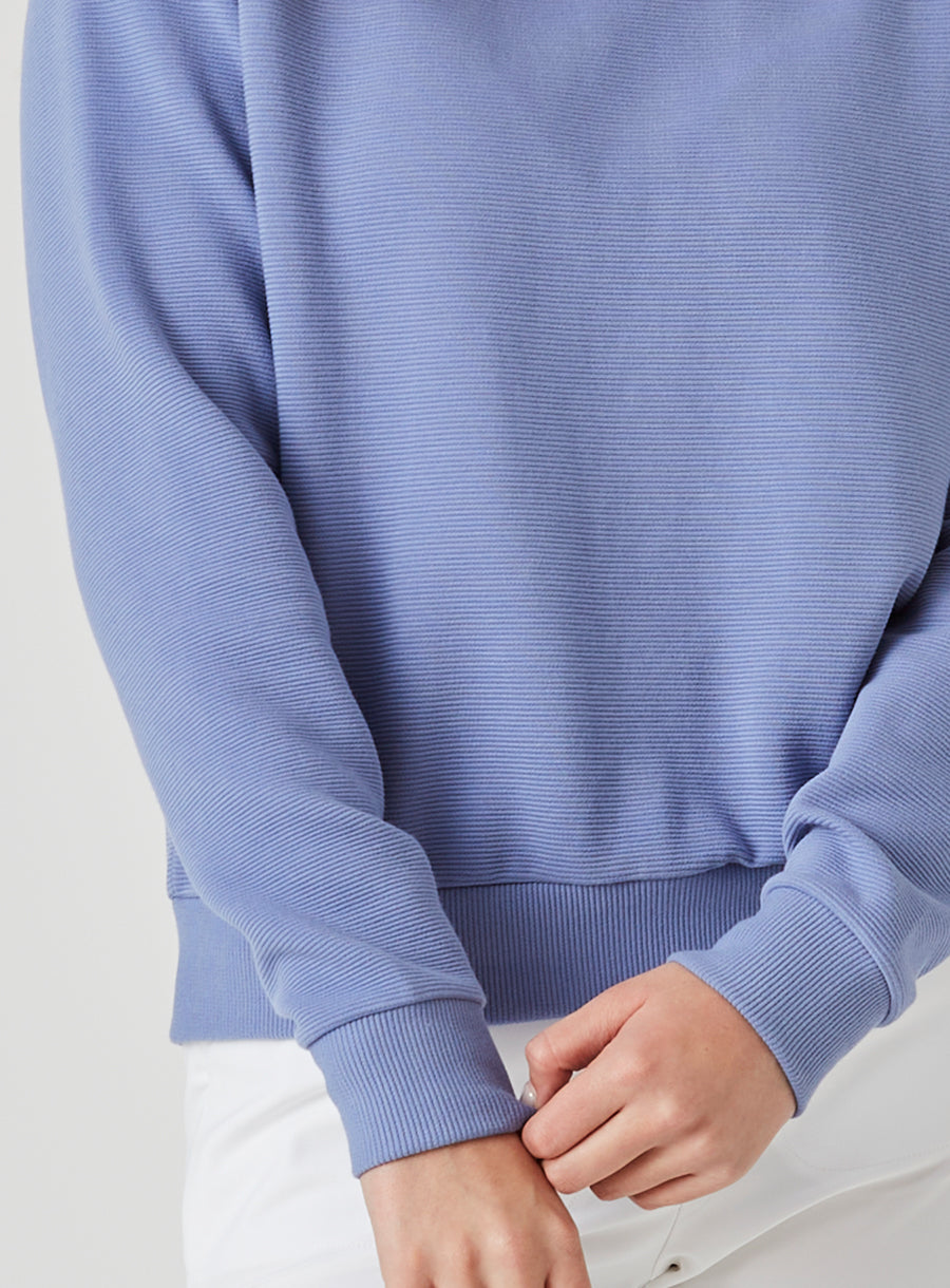 Straight Down Delia Sweatshirt - Blueberry