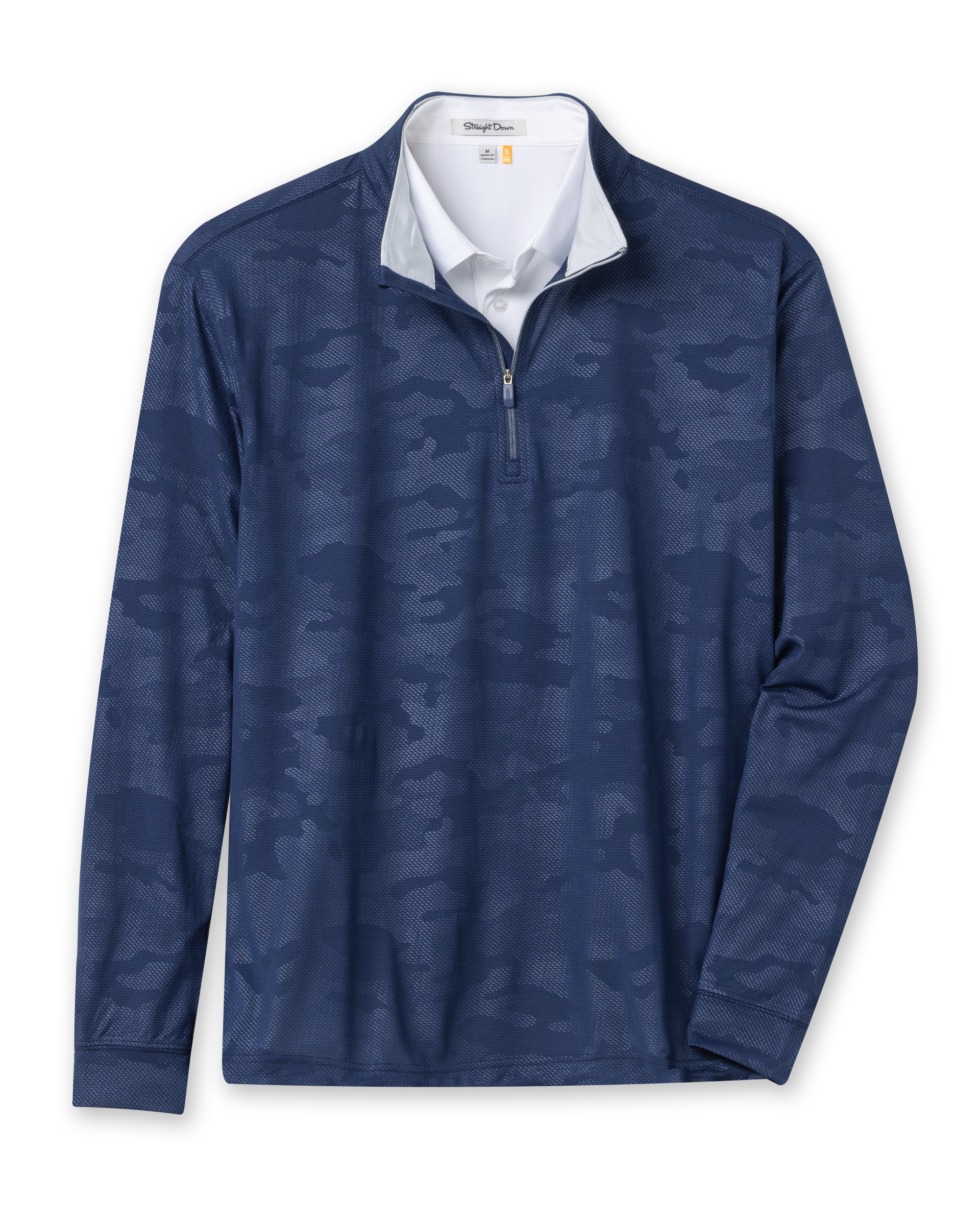 Straight Down Sherman Quarter Zip - New Indigo