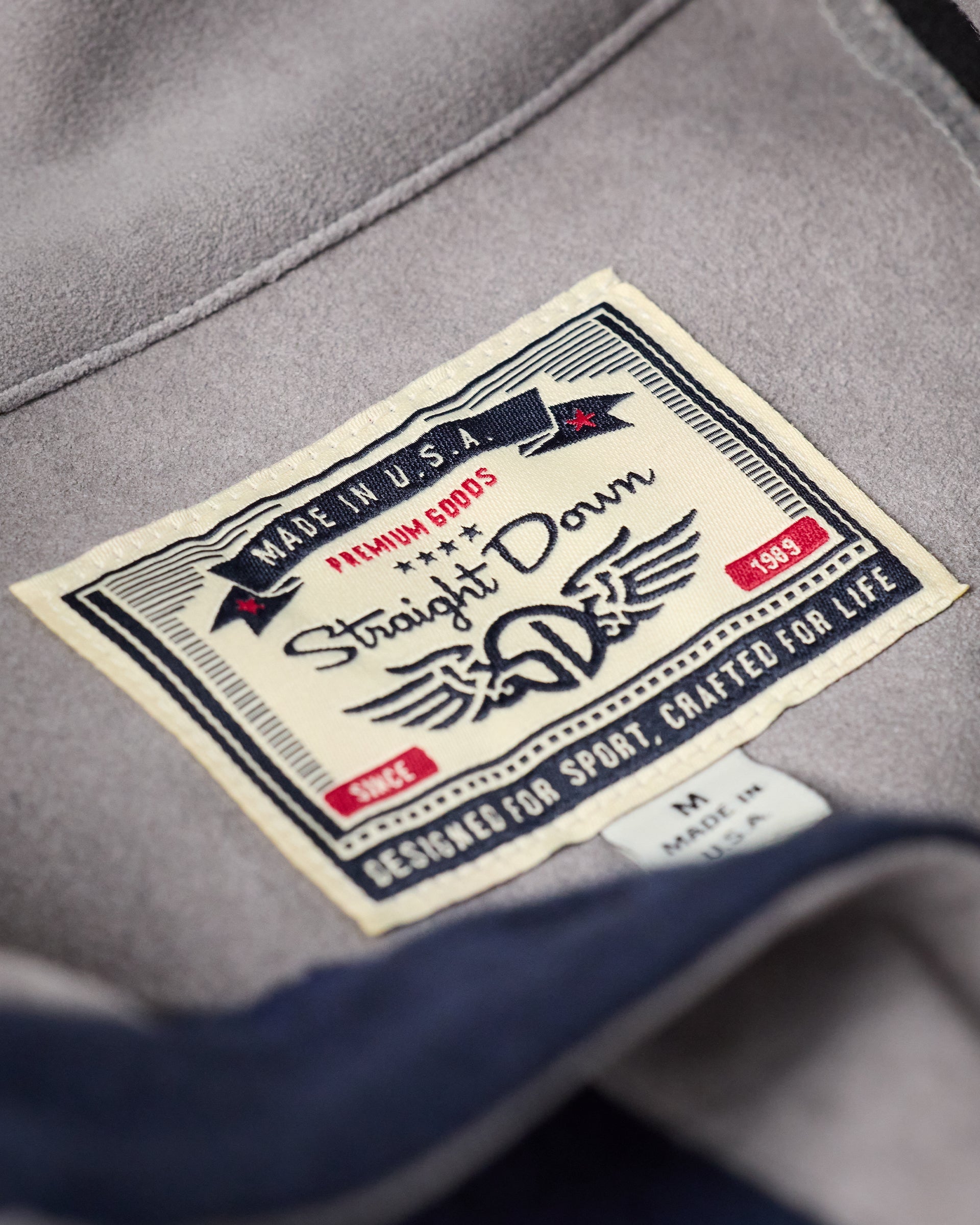 Straight Down Leucadia Quarter Snap Pullover - Indigo