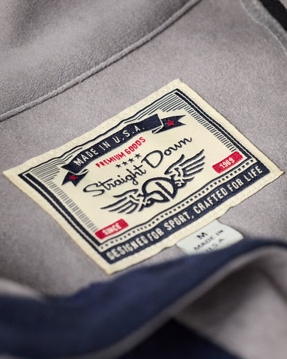 Straight Down Leucadia Quarter Snap Pullover - Indigo
