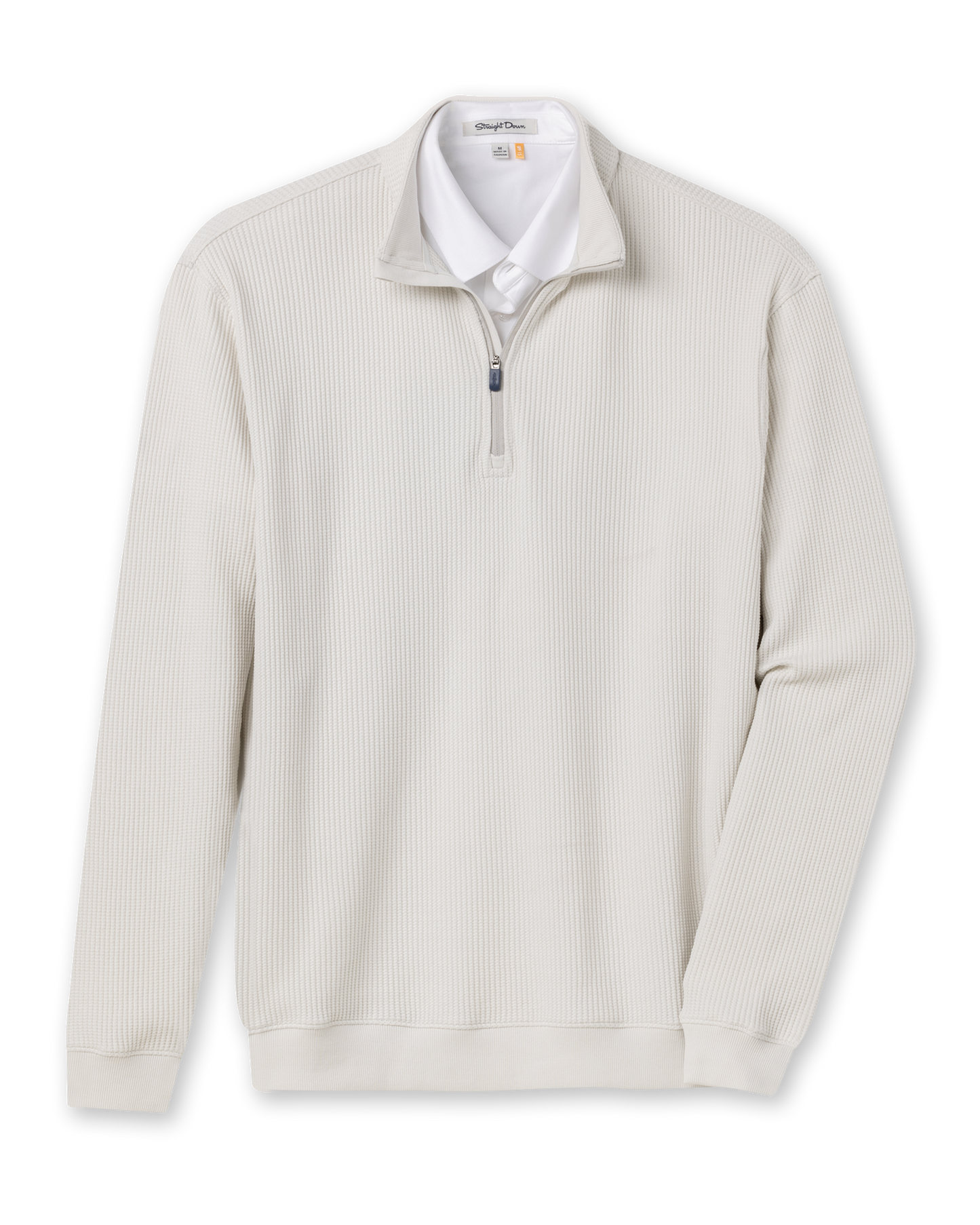 Straight Down Cambria Quarter Zip - Stone