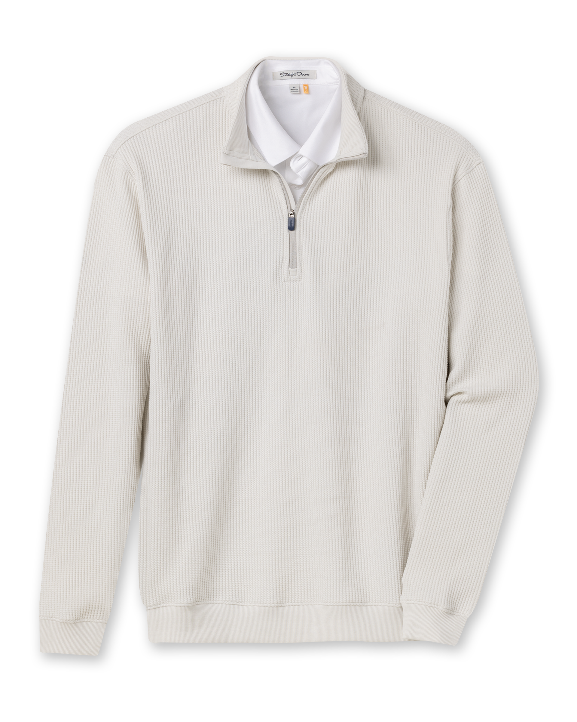 Straight Down Cambria Quarter Zip - Stone