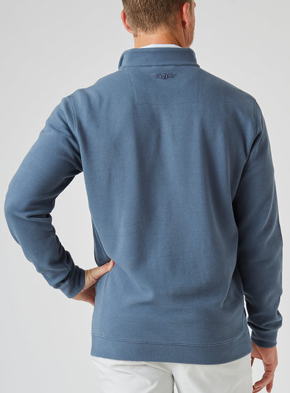 Straight Down Catalina Quarter Zip - Deep Sea