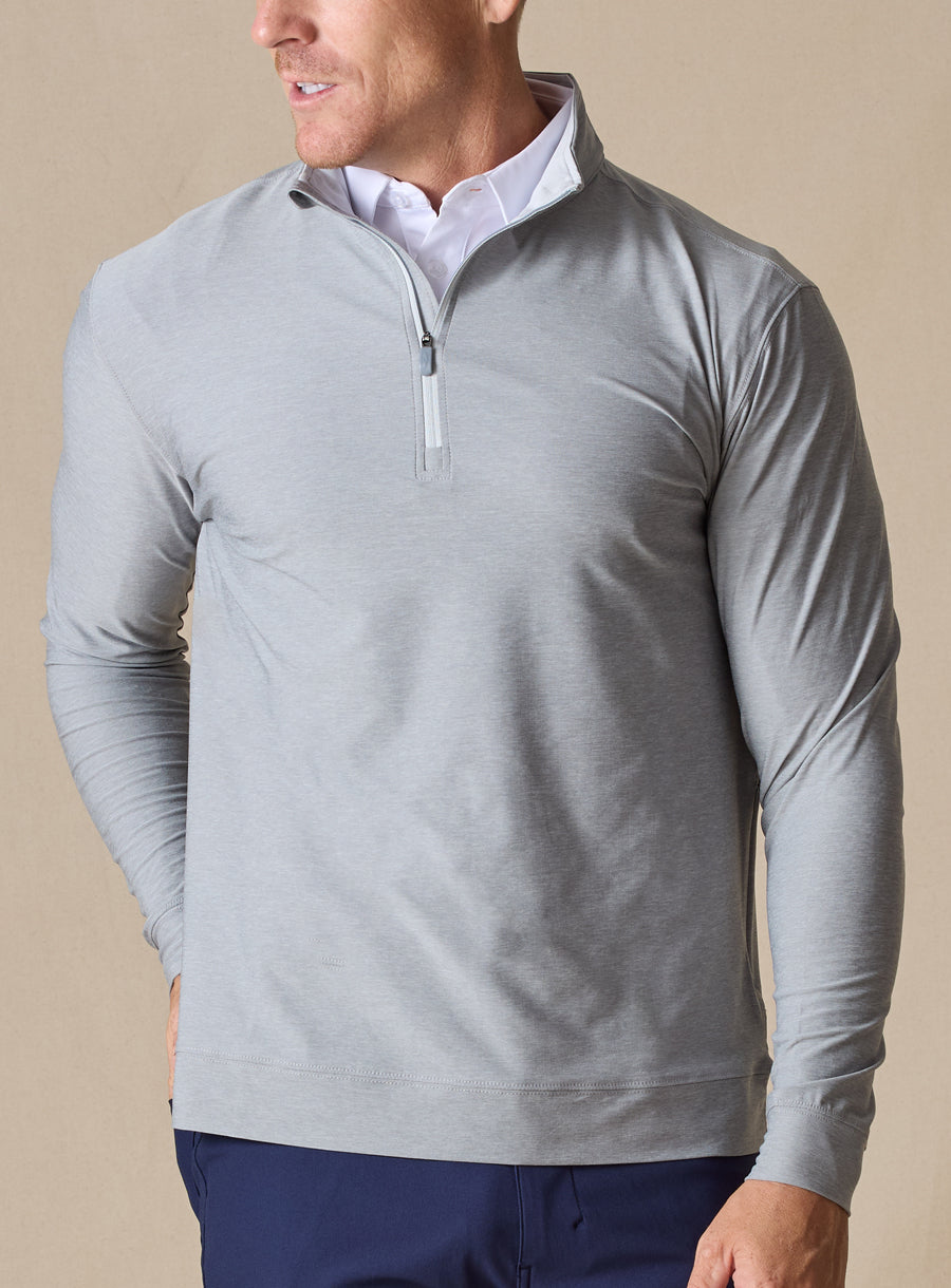 Straight Down Oceanside 2.0 Quarter Zip - Storm