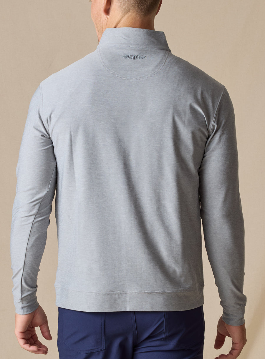 Straight Down Oceanside 2.0 Quarter Zip - Storm