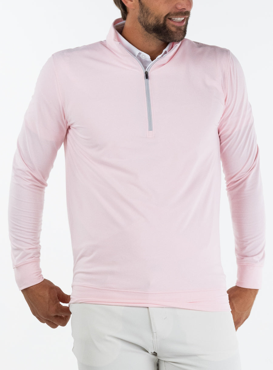 Straight Down Ballard Quarter Zip - Pink