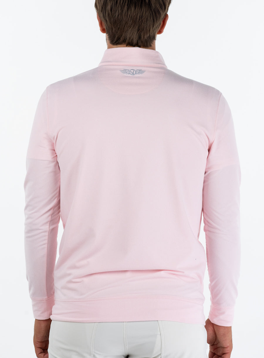 Straight Down Ballard Quarter Zip - Pink