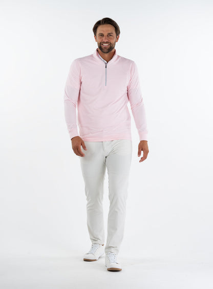 Straight Down Ballard Quarter Zip - Pink