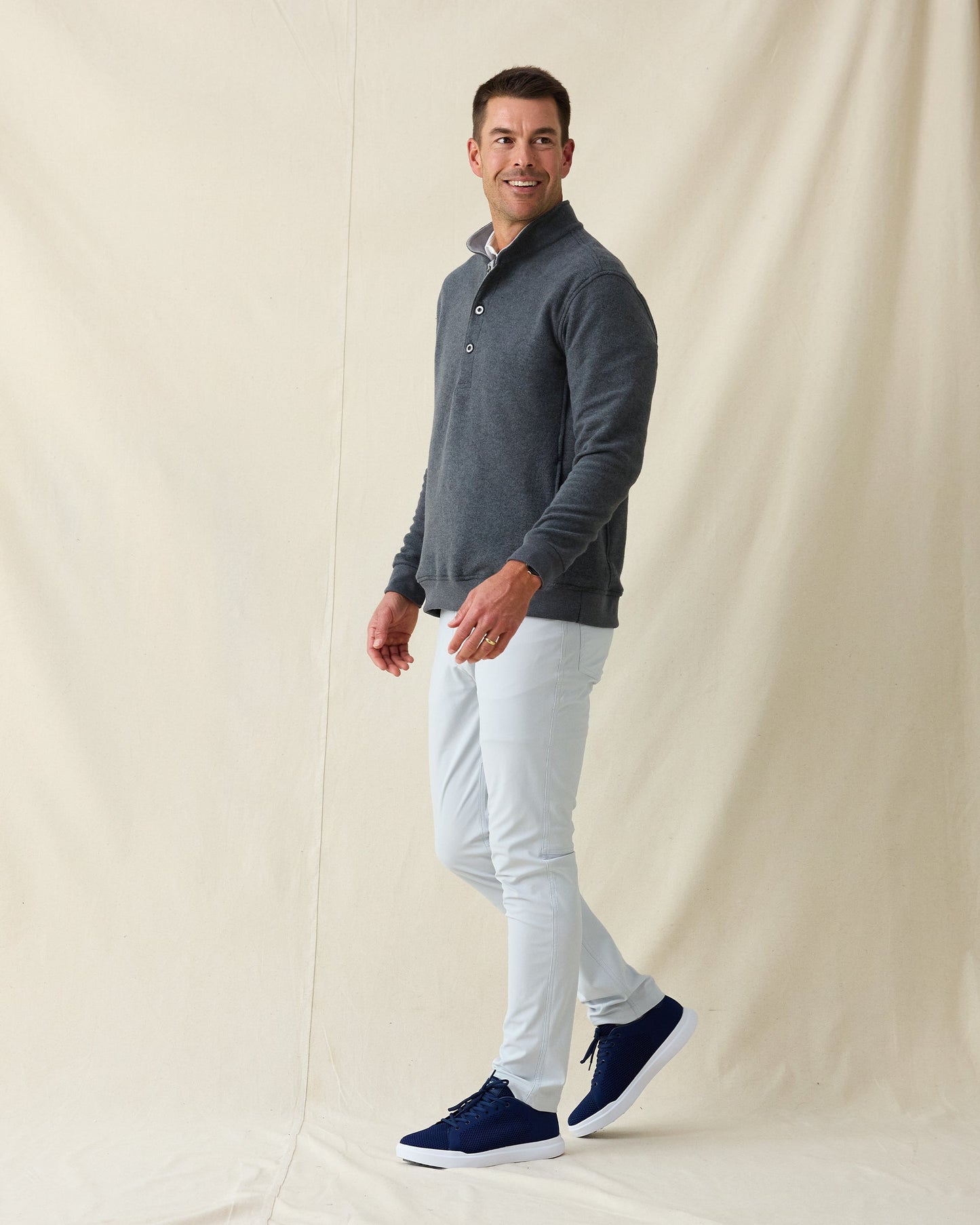 Straight Down Foothill V2 Placket - Charcoal