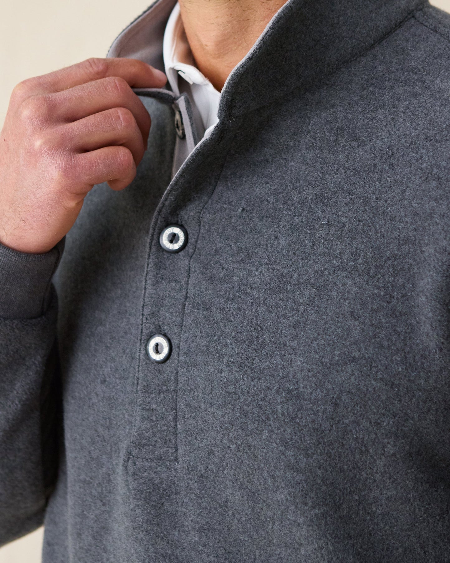 Straight Down Foothill V2 Placket - Charcoal