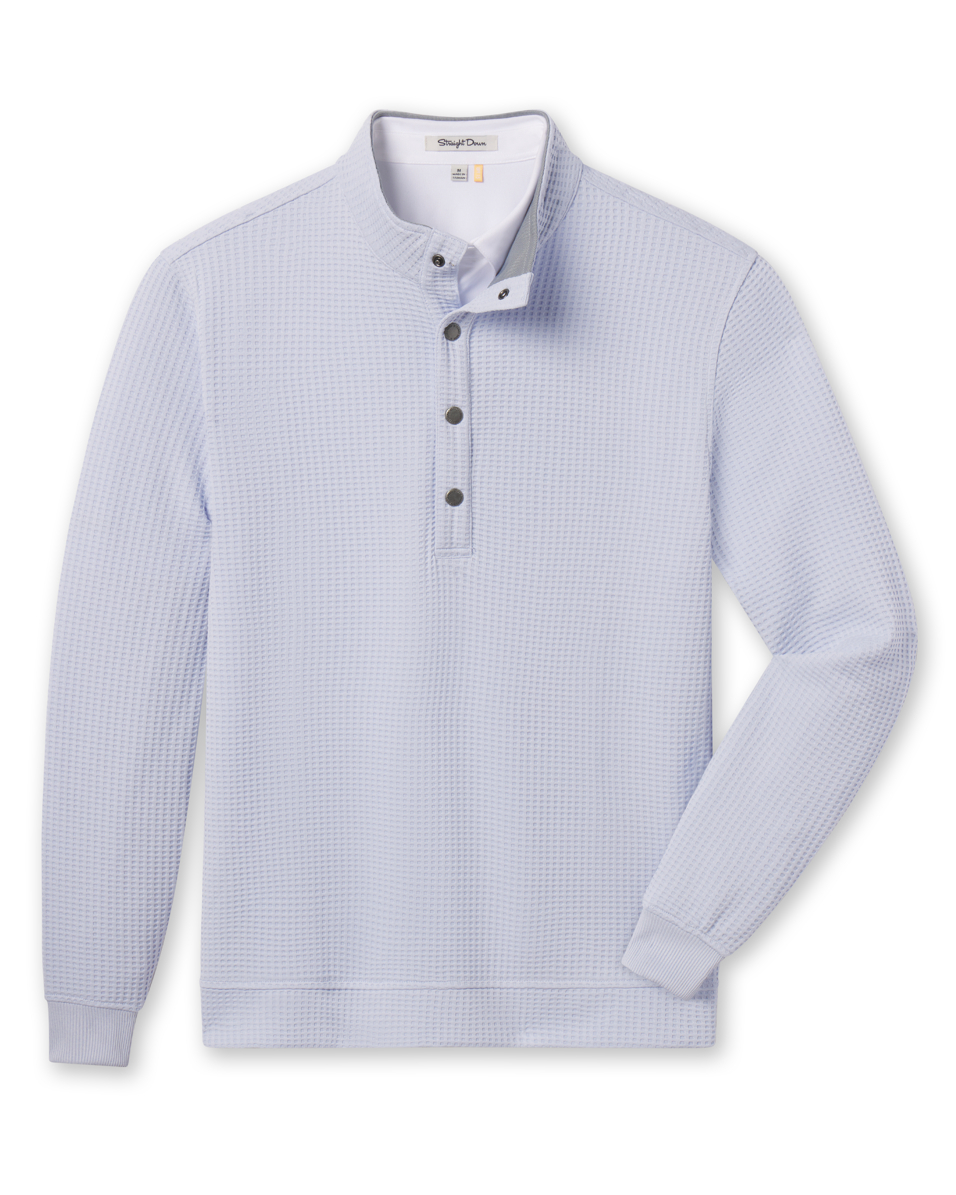 Straight Down Hollister Snap Placket Pullover - Powder