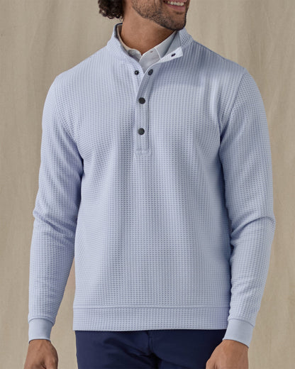Straight Down Hollister Snap Placket Pullover - Powder