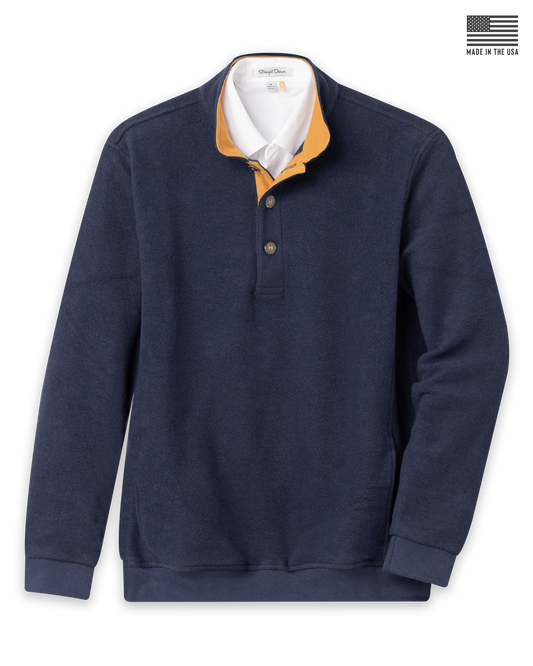 Straight Down Foothill V2 Placket | Made in USA Fleece Pullover