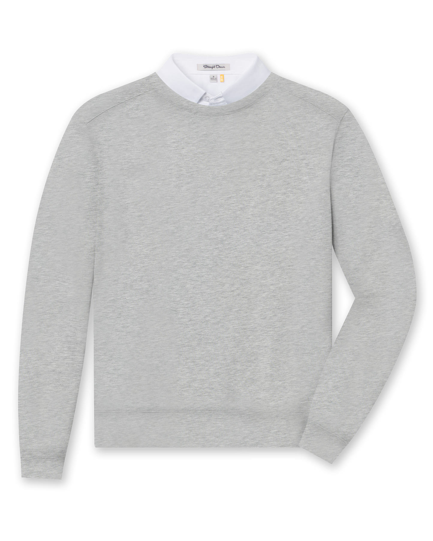 Straight Down Nathan 2.0 Crew - Light Grey Heather