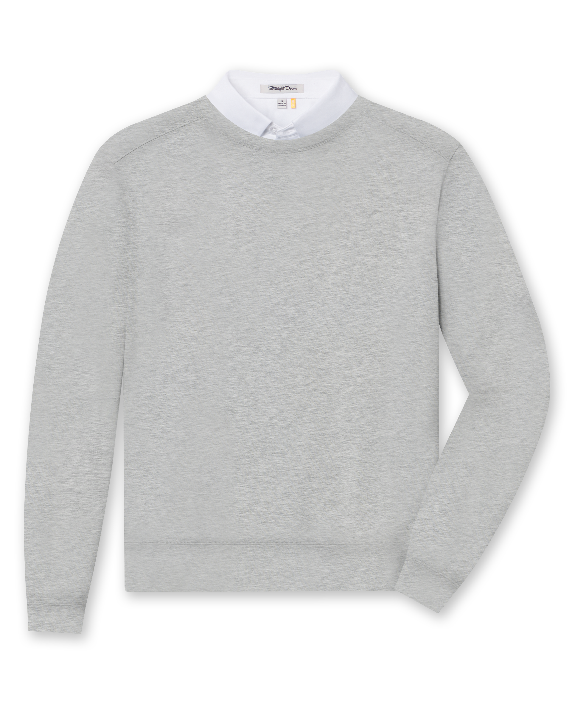 Straight Down Nathan 2.0 Crew - Light Grey Heather