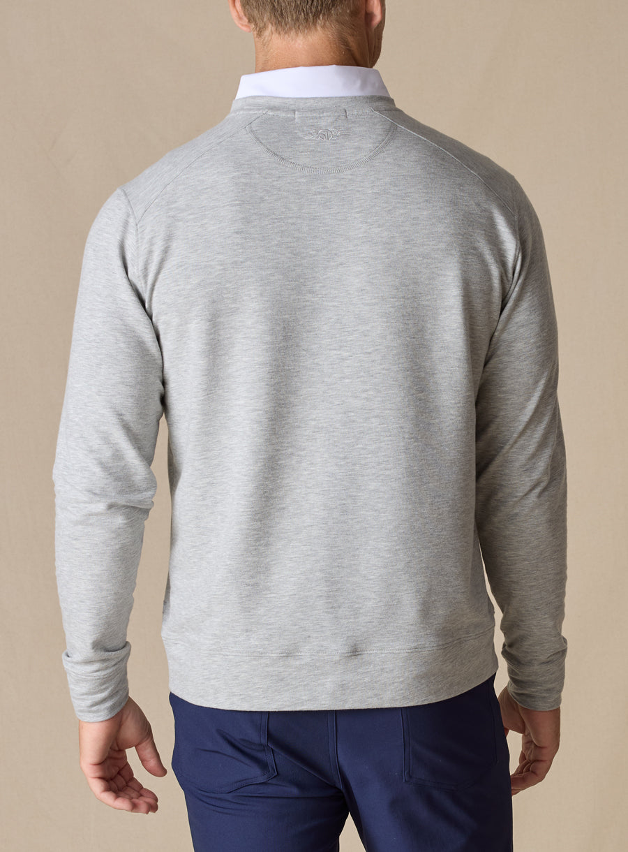 Straight Down Nathan 2.0 Crew - Light Grey Heather