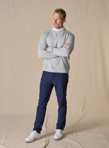Straight Down Nathan 2.0 Crew - Light Grey Heather
