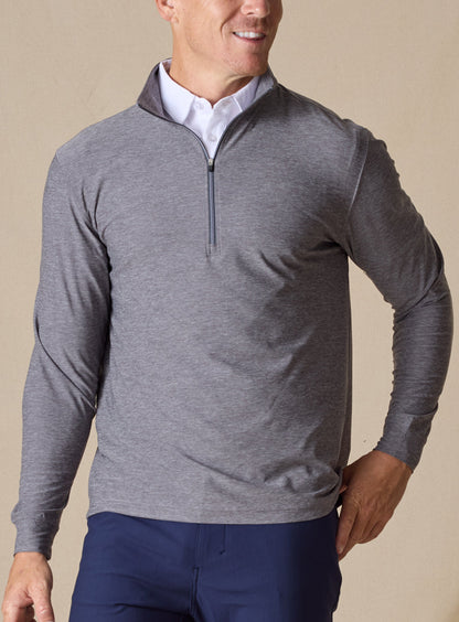 Straight Down Crusher Quarter Zip - Phantom