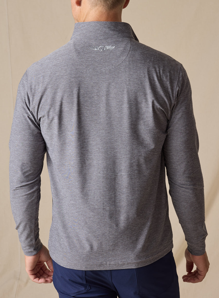 Straight Down Crusher Quarter Zip - Phantom