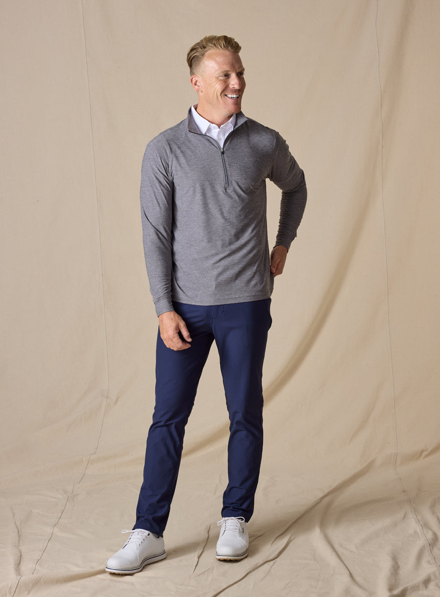 Straight Down Crusher Quarter Zip - Phantom