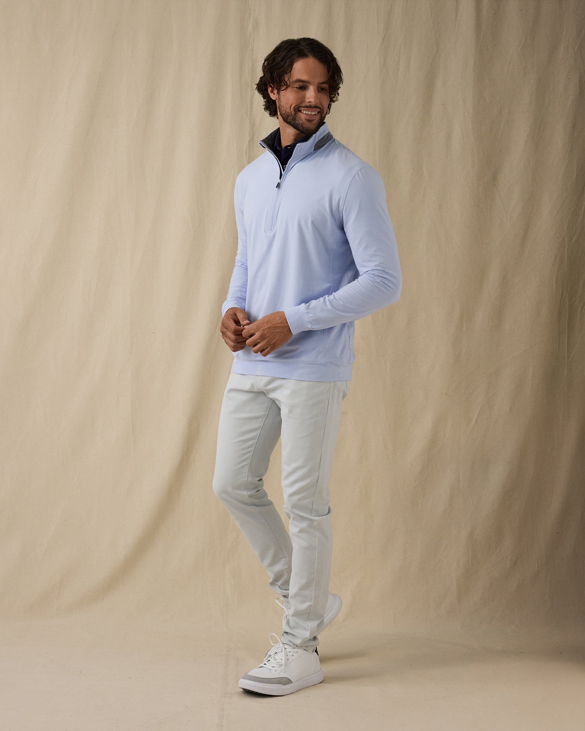 Straight Down Cimarron Quarter Zip - Lavender