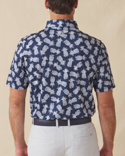 Straight Down Pineapple Express Polo - New Indigo