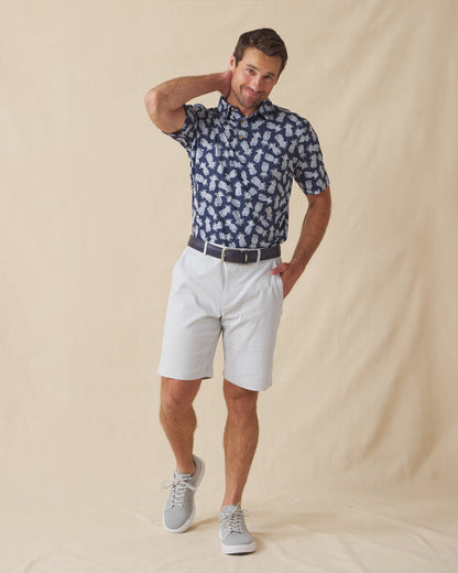 Straight Down Pineapple Express Polo - New Indigo