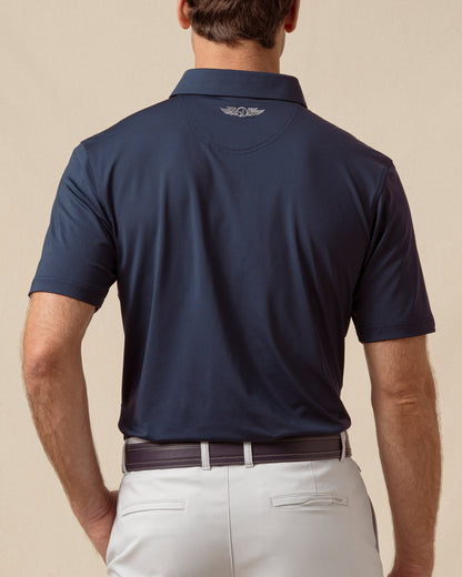 Straight Down Olympic Polo - New Indigo