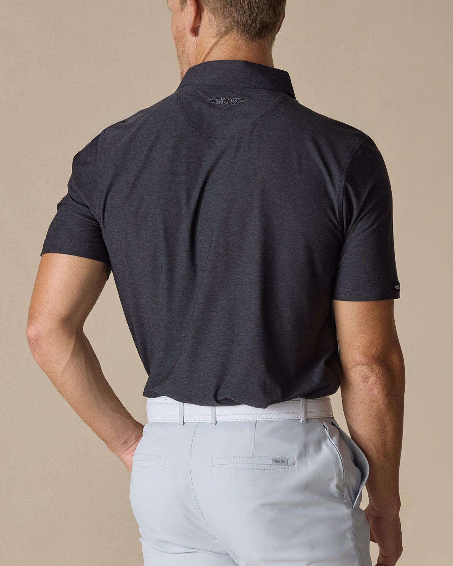 Straight Down Dodge Polo - Dark Black